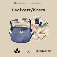 Lacivert/Krem